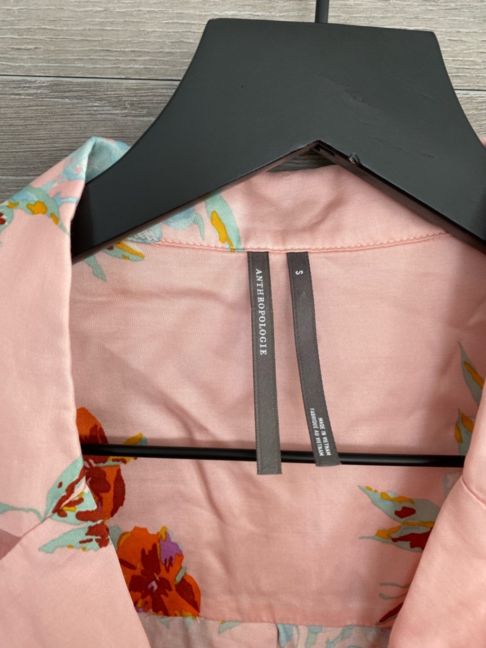 Anthropologie Silky Pajama Top NWT - Picture 3 of 6